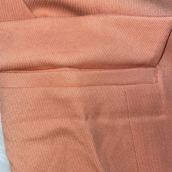 BLVD PEACH OPEN FRONT BLACK COLLAR BLAZER - Picture 15 of 15